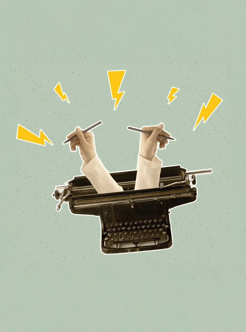 Webinar sobre la creación de contenidos Imagen promocional de los webinarios de creación de contenidos para profesionales del lenguaje donde se comparten experiencias, logros, fracasos y consejos sobre esta rama las profesiones de letras